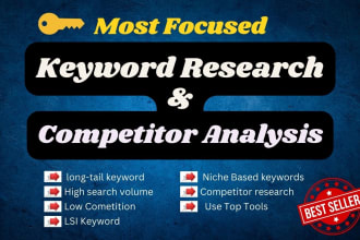most focused SEO keyword research and competitor analysis