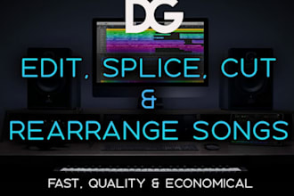 splice cut edit or rearrange any song to fit your needs
