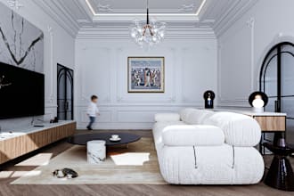 create exclusive interior design with photorealistic 3d visualization