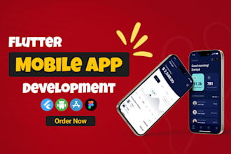 do flutter app development and custom API integration with uiux