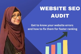 provide website SEO audit report with a detailed action plan