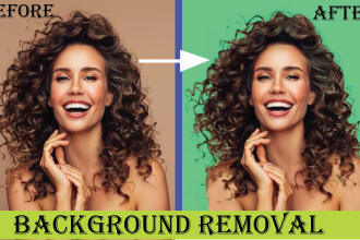 background remove person or product  images professionally