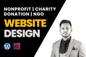 build non profit, ngo, institution, donation, organization wordpress website