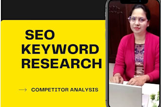 do competitor analysis and SEO keyword research