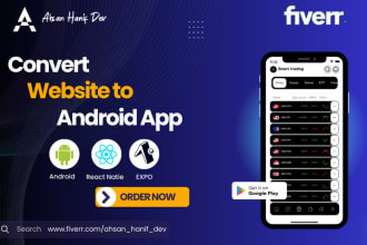 convert website to android app