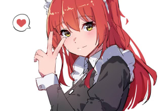 draw anime sketch ,vtuber ,and your original character