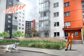 do landscape sketch and illustration