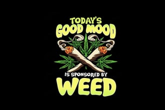 design wonderful weed, cannabis and marijuana logo for you