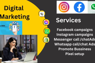 setup  messenger, calls, whatsap compaigns