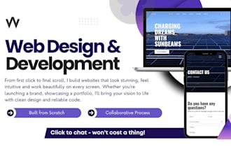 develop a fully functional website with SEO optimization