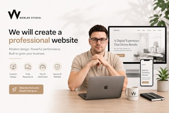 create a professional website optimized for SEO
