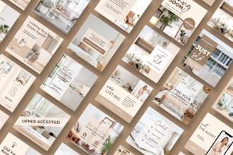 provide 60 canva real estate templates