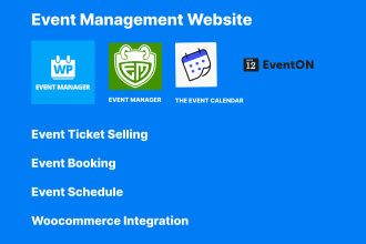 create event listing wordpress website using an event calendar