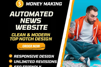 do automated news or blog website auto news RSS aggregator and wordpress blog