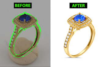do high quality jewelry image retouching