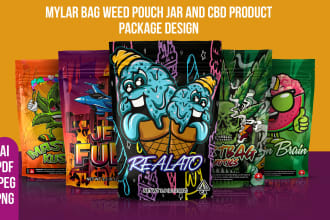 design weed, cannabis packaging, mylar bag, jar label designs