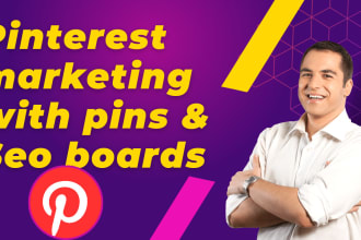 do pinterest marketing with pins and SEO boards