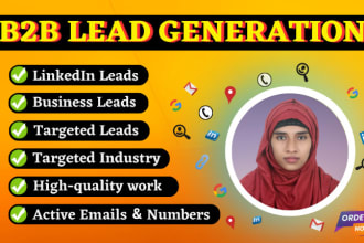 do b2b lead generation to your targeted industry and location