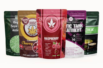 do pouch design, food packaging design, tea pouch packaging design