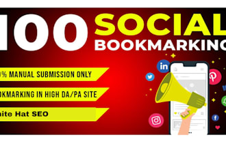 create manually 250 social bookmarking backlinks