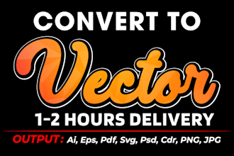 quickly vectorize your logo or image to vector tracing