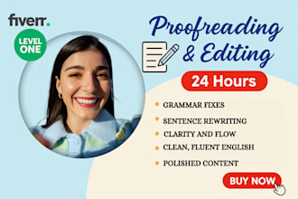 rewrite and edit unclear content to sound fluent in 24 hours