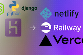 deploy nodejs python docker app to railway, vercel, netlify
