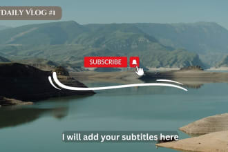 add professional synced subtitles or captions to your video