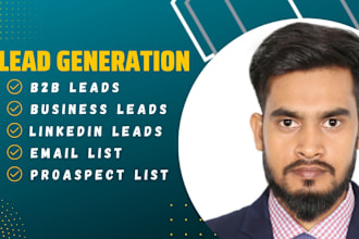 provide b2b lead generation, targeted gmail and prospect list
