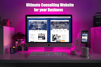 create your consulting website for business, finance, corporate