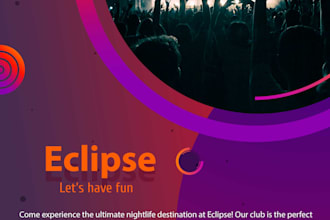 design dj, hip hop concert nightclub party social media poster and event flyer