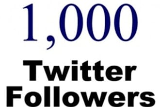 give you 1000 Real Human twitter followers