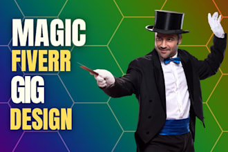 design catchy fiverr gig image thumbnail that pops