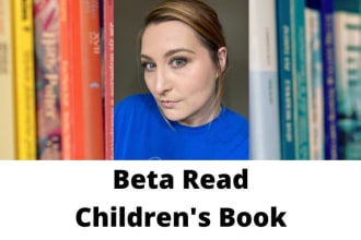 beta read your kids book and provide audio of reading with my kids