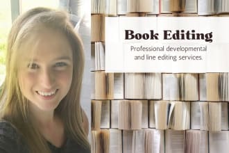 edit your book or novel with developmental and line edits