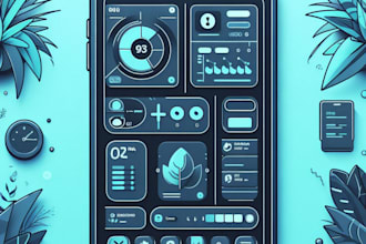 do website ui design, dashboard, mobile app ui ux design