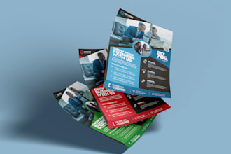 design your corporate flyer, brochure, and leaflet