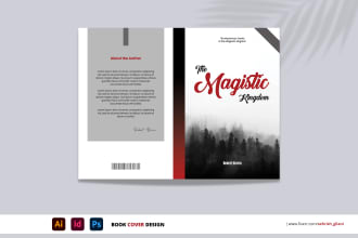 design and format professional amazon kdp book cover with 3d mockup