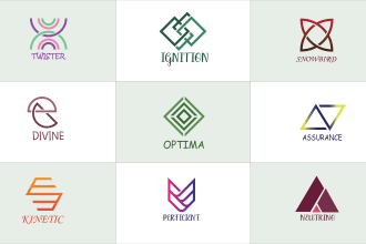design your  business , minimal and baby product logo