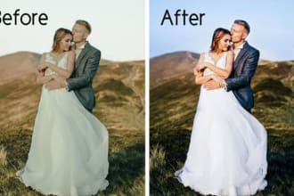 do wedding photo editing and lightroom photo editing