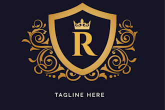 design luxury, creative and emblem logo