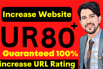 increase ahref url rating ur up to 80 fast