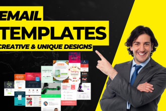 design mailchimp, a constant contact newsletter template