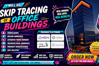 do office buildings skip tracing and lead generation