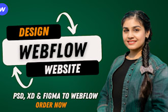 create custom webflow website, figma to webflow, webflow development, webflow