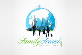 make travel agency hotel photography adventure resort brand logo