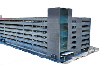 3d photogrammetry mesh model from lidar drone imagery data