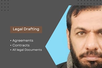 draft your legal documents,agreements and contracts