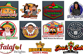 design restaurant food truck trailer wrap bakery mexican logo