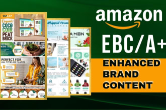 design amazon ebc, a plus enhanced brand content and storefront design